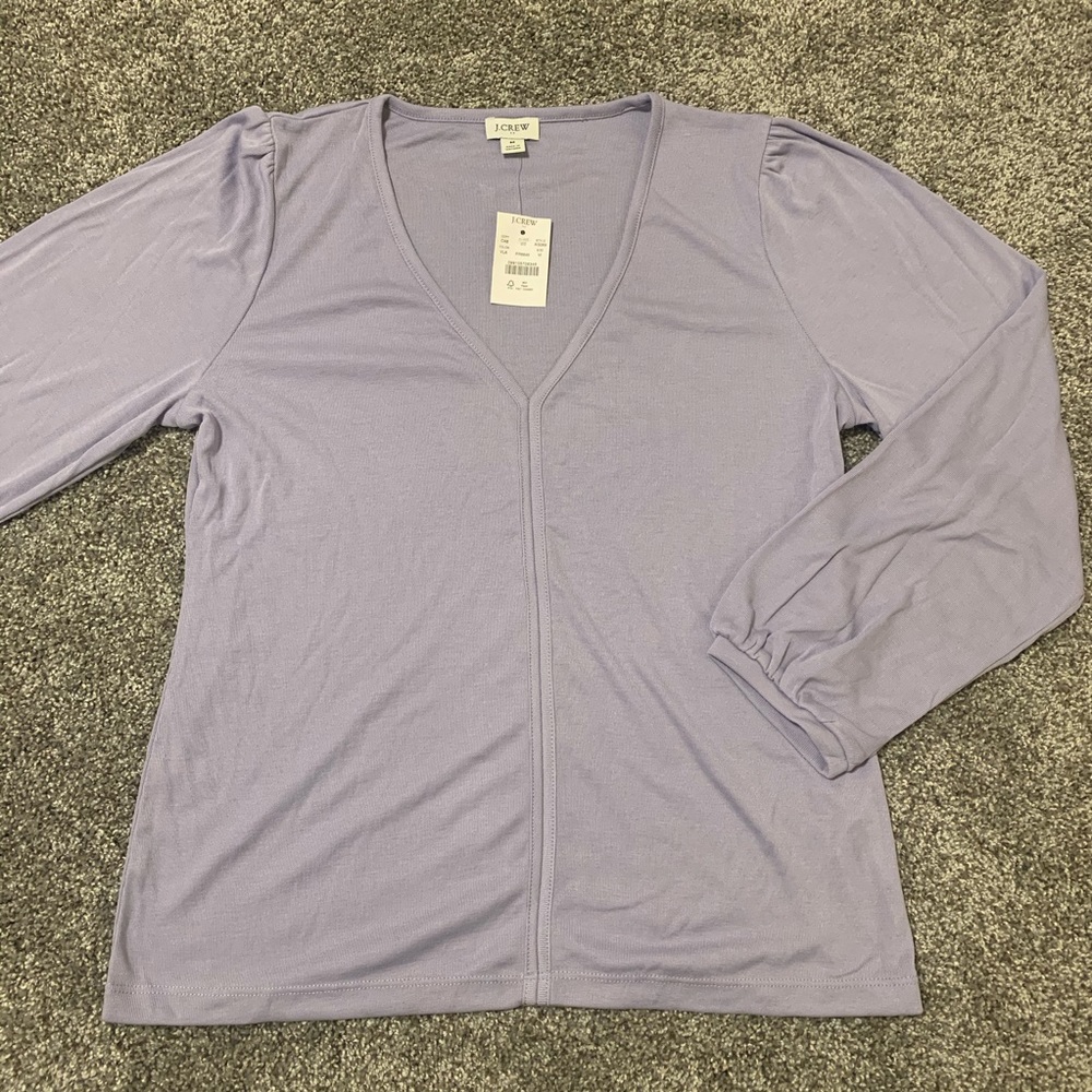 Long-sleeve J. Crew top
